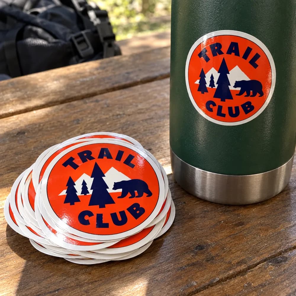 Trail club rounds and a thermos