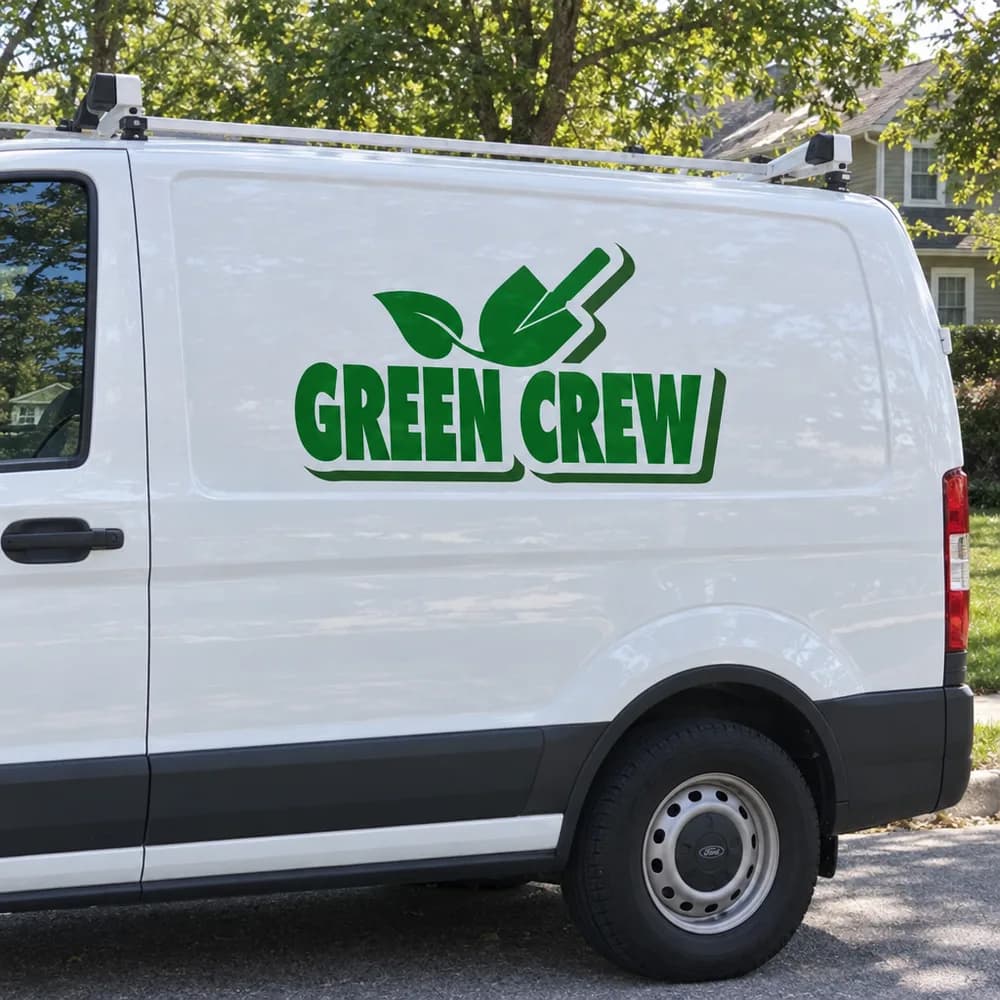 Van side logo, Vehicle Decals