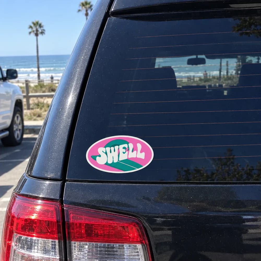 Rear window decal, Vehicle Decals